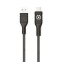 Cavo USB A con USB C Celly PL2MUSBUSBC 2 m Nero