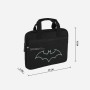 Borsa per la scuola Batman Nero (18 x 2 x 25 cm)