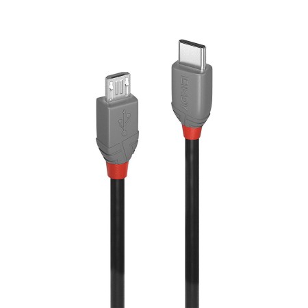 Cavo USB LINDY 36892 Nero Nero/Grigio 2 m