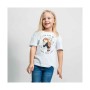 Maglia a Maniche Corte per Bambini Frozen Azzurro Chiaro