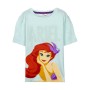 Maglia a Maniche Corte per Bambini Disney Princess Verde Verde Chiaro