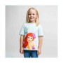 Maglia a Maniche Corte per Bambini Disney Princess Verde Verde Chiaro