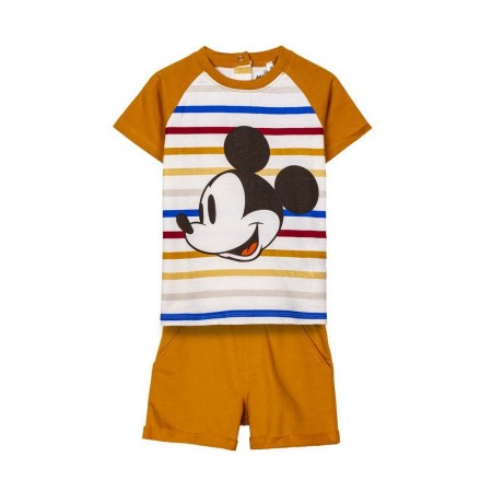 Set di Indumenti Mickey Mouse Senape Per bambini