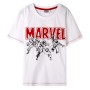 Maglia a Maniche Corte per Bambini Marvel Bianco