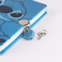 Diario Stitch Azzurro 16,5 x 21 x 3 cm