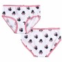 Confezione di Slip da Bambina Minnie Mouse 3 Unità Multicolore