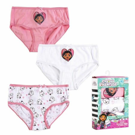 Confezione di Slip da Bambina Gabby's Dollhouse 3 Unità Multicolore