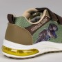 Scarpe Sportive con LED Jurassic Park Velcro Verde