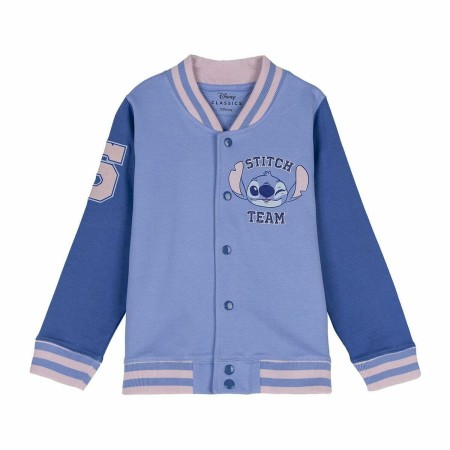 Felpa senza Cappuccio Bambino Stitch Azzurro