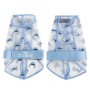 Impermeabile per Cani Stitch Azzurro S