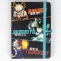 Set di Cancelleria My Hero Academia 2 Pezzi Nero Arancio