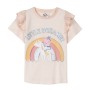 Maglia a Maniche Corte per Bambini Peppa Pig Rosa chiaro