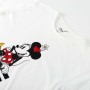 Maglia a Maniche Corte Donna Minnie Mouse Bianco