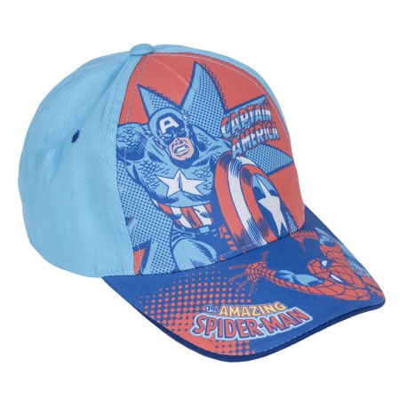 Cappellino per Bambini The Avengers Azzurro (53 cm)