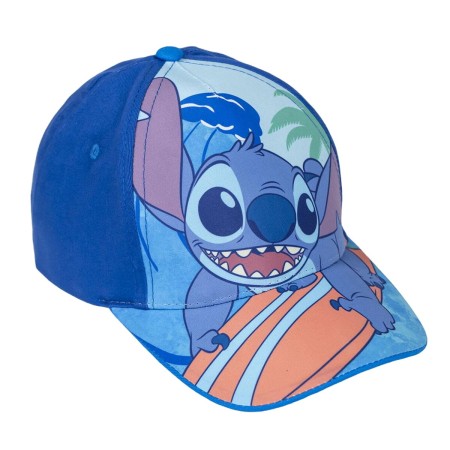 Cappellino per Bambini Stitch Azzurro (53 cm)