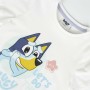 Maglia a Maniche Corte per Bambini Bluey Bianco