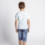 Maglia a Maniche Corte per Bambini Stitch Multicolore