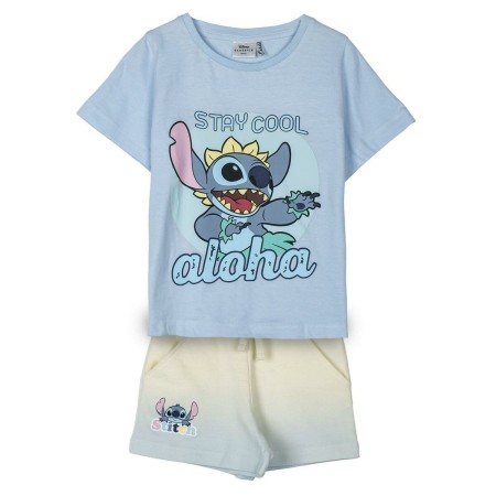 Pigiama Per bambini Stitch Azzurro Chiaro