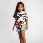 Maglia a Maniche Corte per Bambini Mickey Mouse Multicolore