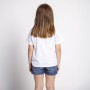 Maglia a Maniche Corte per Bambini Stitch Bianco