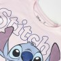 Maglia a Maniche Corte per Bambini Stitch Azzurro