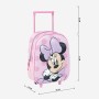 Trolley per la Scuola Minnie Mouse Rosa 25 x 37 x 10 cm