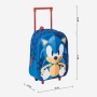 Trolley per la Scuola Sonic Azzurro 25 x 31 x 10 cm