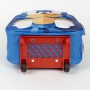 Trolley per la Scuola Sonic Azzurro 25 x 31 x 10 cm