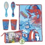 Set da Bagno da Viaggio per Bambini The Avengers Azzurro 23 x 15 x 8 cm 4 Pezzi