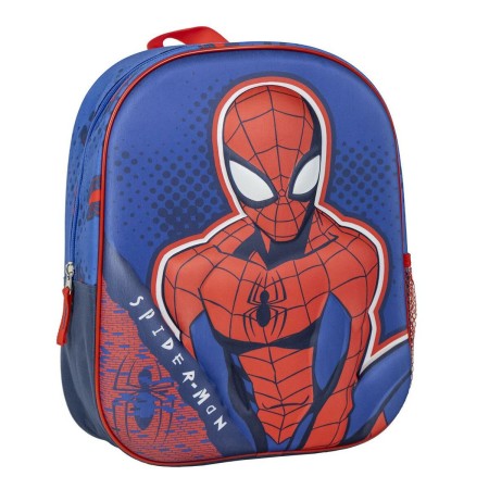 Zaino Scuola Spider-Man Azzurro 25 x 31 x 10 cm