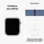 Smartwatch Apple Series 9 Azzurro Argentato 45 mm