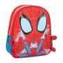 Zaino Scuola Spidey Rosso 25 x 30 x 10 cm