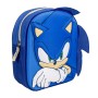 Zaino Scuola Sonic Azzurro 22 x 27 x 10 cm