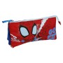 Portaoggetti Triplo Spidey Rosso 22 x 12 x 2 cm