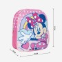 Zaino Scuola Minnie Mouse Rosa 25 x 30 x 9 cm