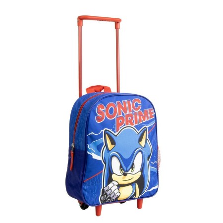 Zaino Scuola Sonic Azzurro 25 x 10 x 29 cm