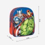 Zaino Scuola The Avengers Azzurro 25 x 20 x 30 cm