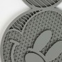 Ciotola per cani Mickey Mouse Grigio Silicone 28 x 15 x 1,5 cm