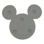 Ciotola per cani Mickey Mouse Grigio Silicone 28 x 15 x 1,5 cm