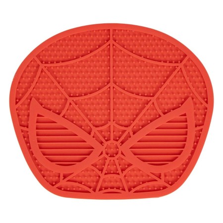 Ciotola per cani Spider-Man Rosso Silicone 28 x 15 x 1,5 cm