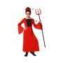 Costume per Bambini Th3 Party 5254 Rosso Demonio (2 Pezzi)