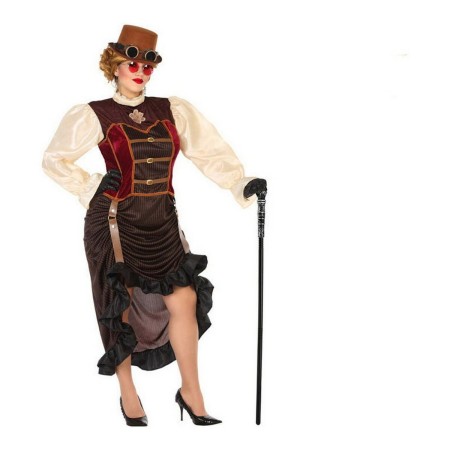 Costume per Adulti DISFRAZ STEAMPUNK XXL Shine Inline Marrone Steampunk XXL (1 Pezzi)