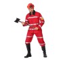 Costume per Adulti DISFRAZ BOMBERO XS-S Shine Inline 57034 Rosso Pompiere XS/S (2 Pezzi)