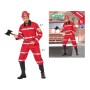 Costume per Adulti DISFRAZ BOMBERO XS-S Shine Inline 57034 Rosso Pompiere XS/S (2 Pezzi)