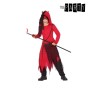 Costume per Bambini Demonio Rosso Nero 4 pcs