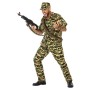 Costume per Adulti Shine Inline Militar Verde XS/S