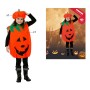 Costume per Bambini Arancio Zucca (2 Pezzi) (2 pcs)