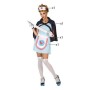 Costume per Adulti Infermiera Multicolore (4 Pezzi) (4 pcs)