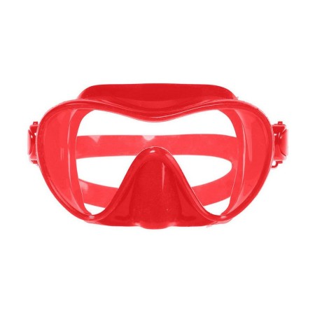 Maschera da Immersione Rosso Silicone Adulti