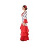 Costume per Adulti Flamenca Rosso Spagna